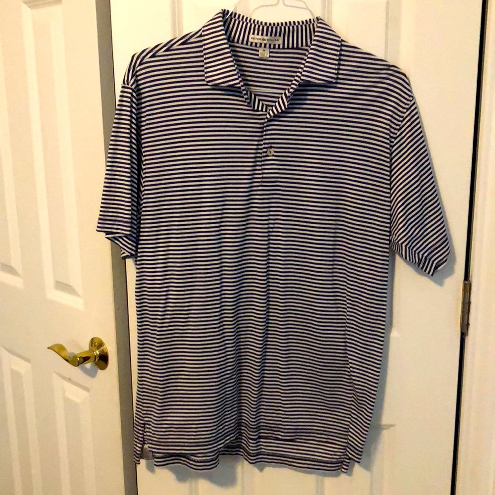 Peter Millar mens 3 button golf polo